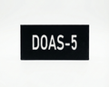 Engraved Plastic Equipment Labels | Electrical Panel Tags | Mechanical Room Signs | Custom Plastic HVAC ID Plates