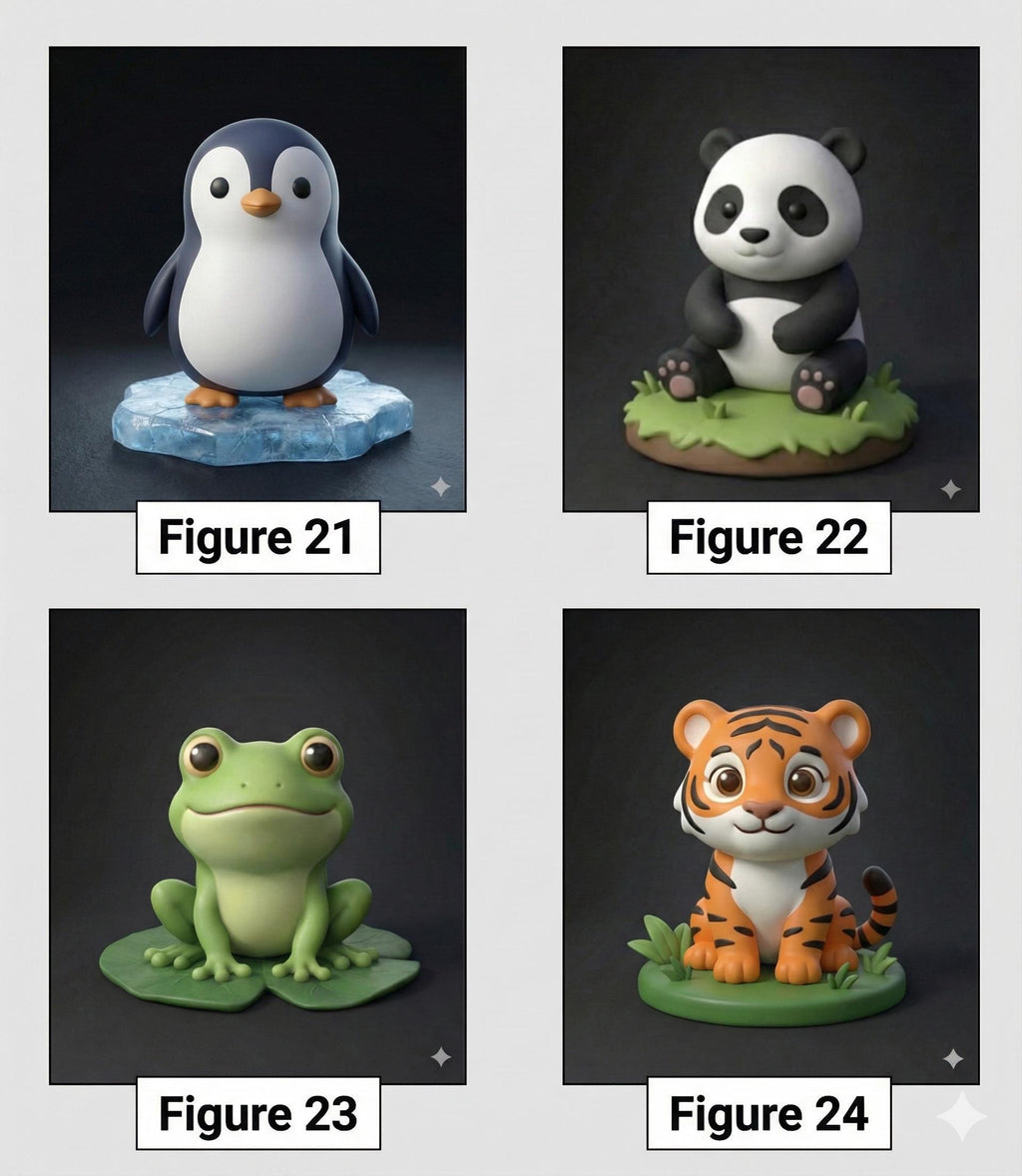 Paint Your Own Animal Figurines Kit | 3D Printed DIY Kids Craft Box