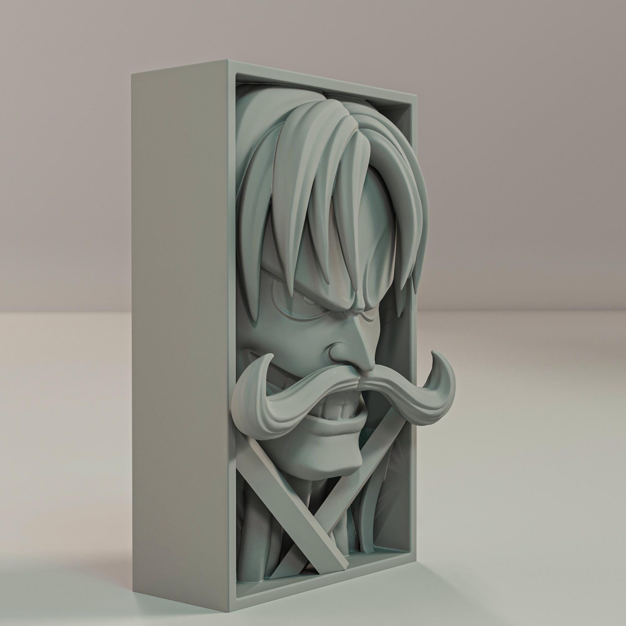 Legendary Pirate King Book Nook | Anime Adventure 3D Shadow Box | Manga Lover 3D Wall Art