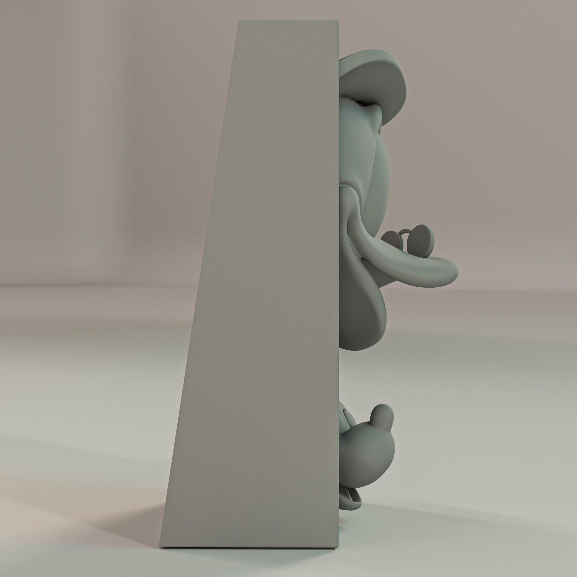 Angry Sailor Duck Book Nook | Retro Cartoon 3D Shadow Box | Nursery Decor 3D Wall Art