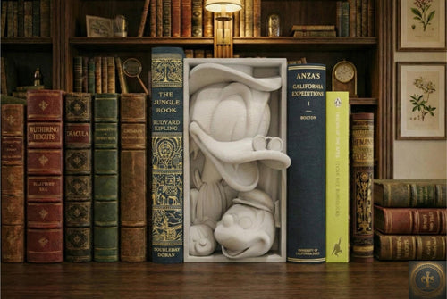 Angry Sailor Duck Book Nook | Retro Cartoon 3D Shadow Box | Nursery Decor 3D Wall Art