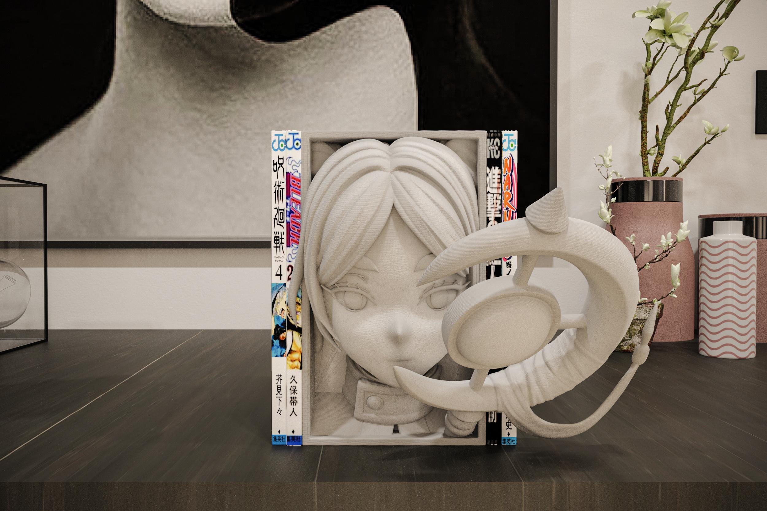 Wandering Elf Mage Book Nook | Fantasy Adventure 3D Shadow Box | Anime Room Decor 3D Wall Art