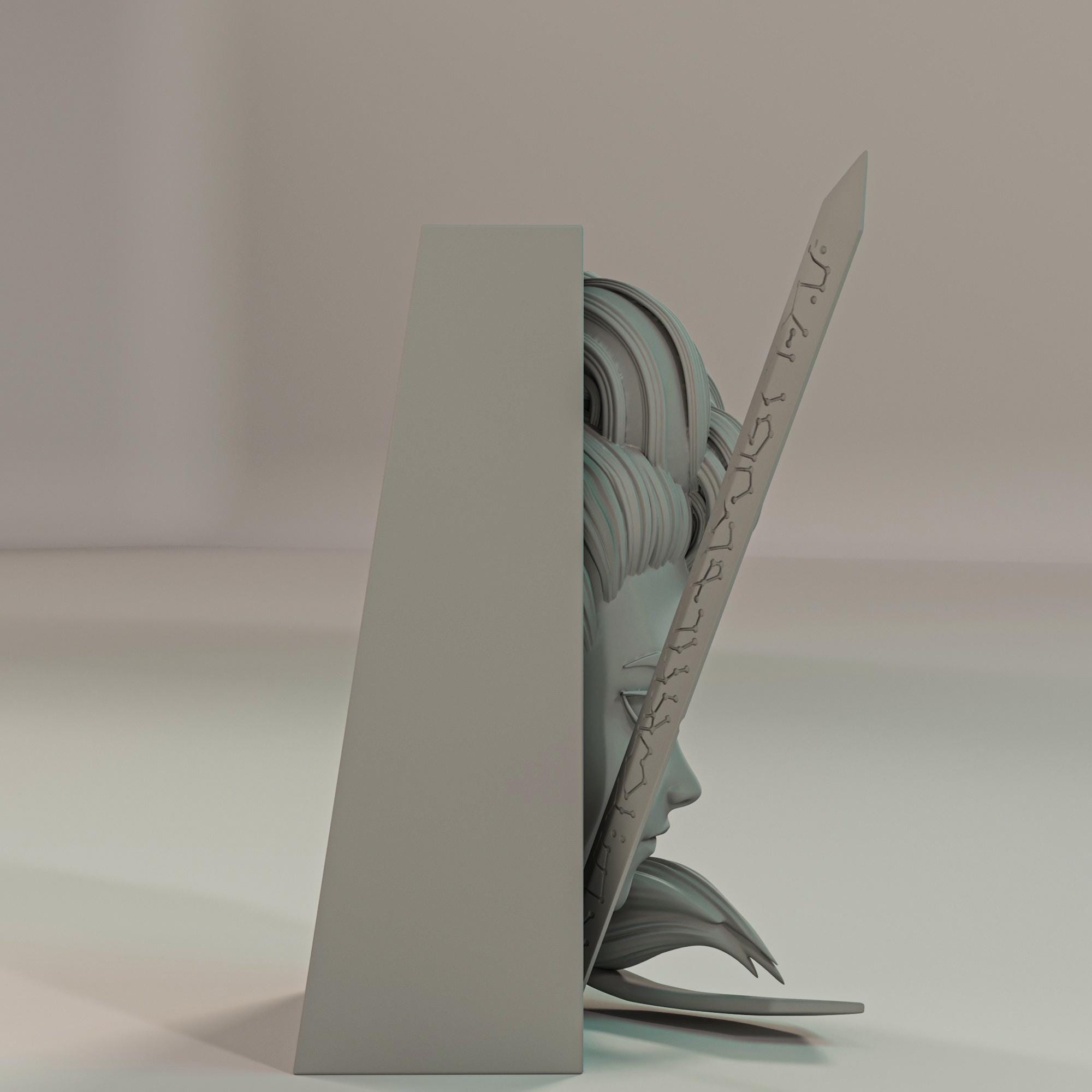 Pop Star Hunter Book Nook | Neon Action 3D Shadow Box | K-Pop Decor 3D Wall Art