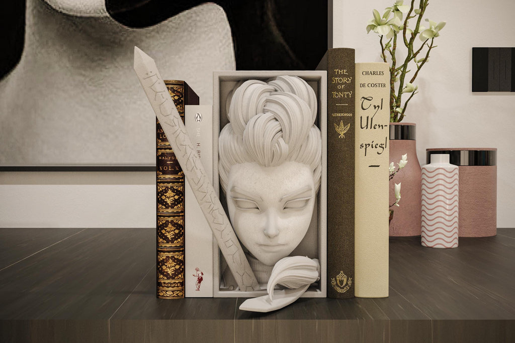 Pop Star Hunter Book Nook | Neon Action 3D Shadow Box | K-Pop Decor 3D Wall Art