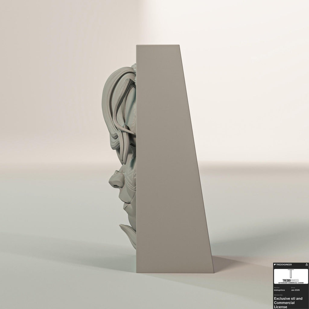 Painter Heroine Book Nook | Surreal RPG 3D Shadow Box | Fantasy Gamer 3D Wall Art