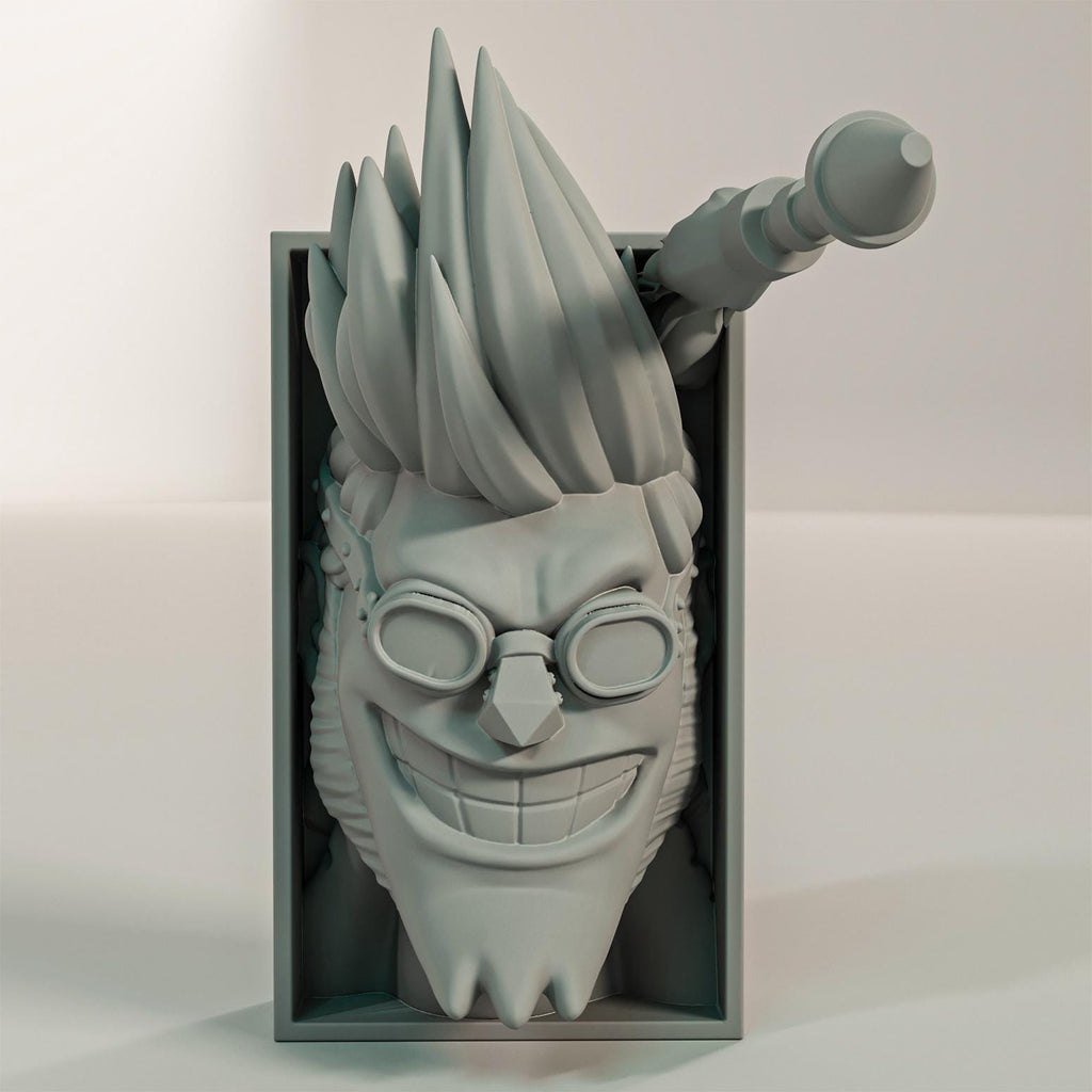 Super Cyborg Mechanic Book Nook | Pirate Adventure 3D Shadow Box | Robot Anime 3D Wall Art