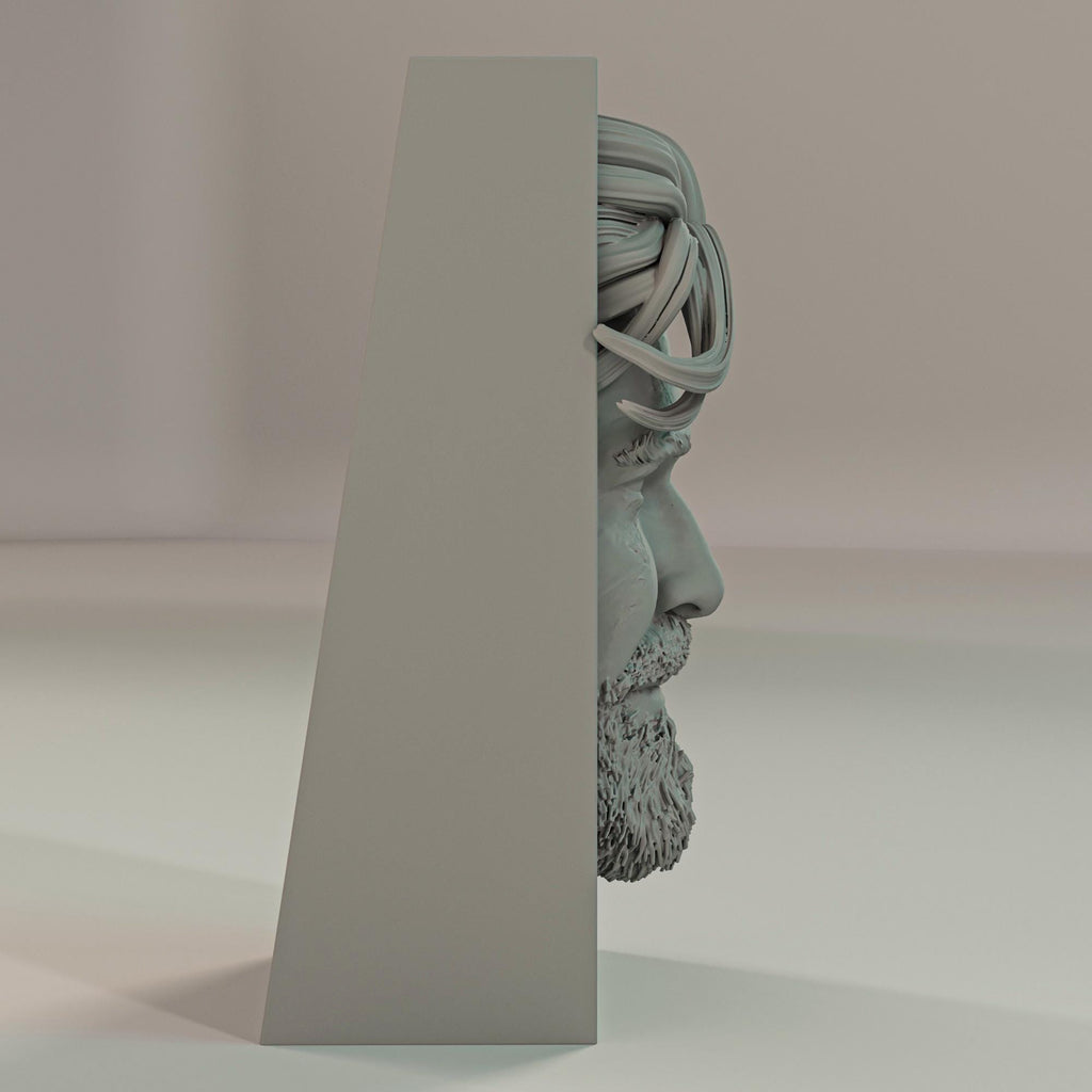 Tragic Gunner Book Nook | Surreal Fantasy RPG 3D Shadow Box | Gamer 3D Wall Art