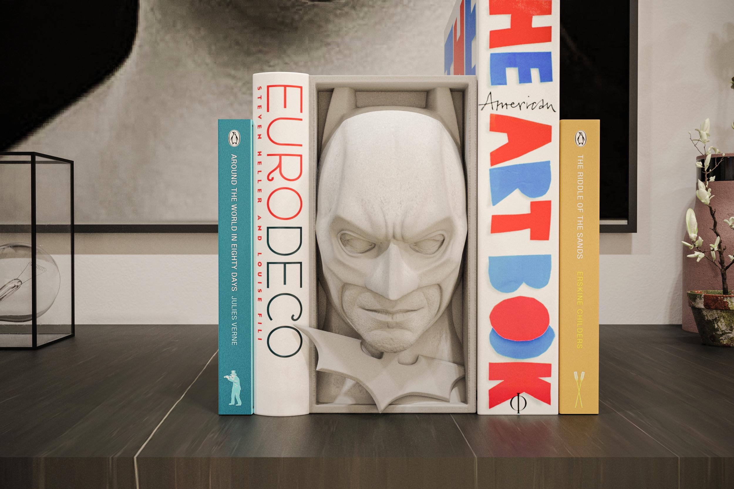 Dark City Vigilante Book Nook | Noir Hero 3D Shadow Box | Superhero Decor 3D Wall Art