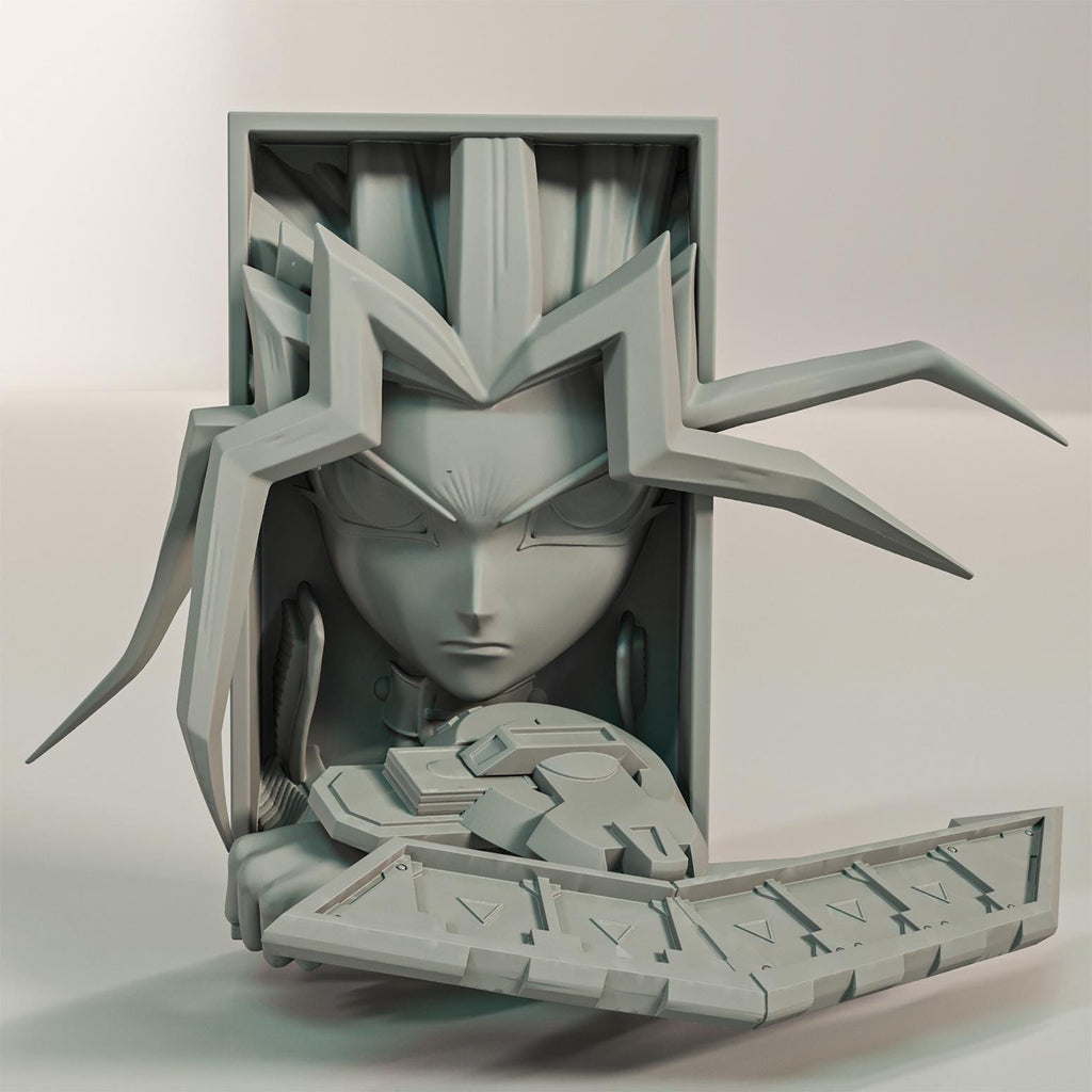 Card Battle King Book Nook | TCG Anime 3D Shadow Box | Gamer Room 3D Wall Art