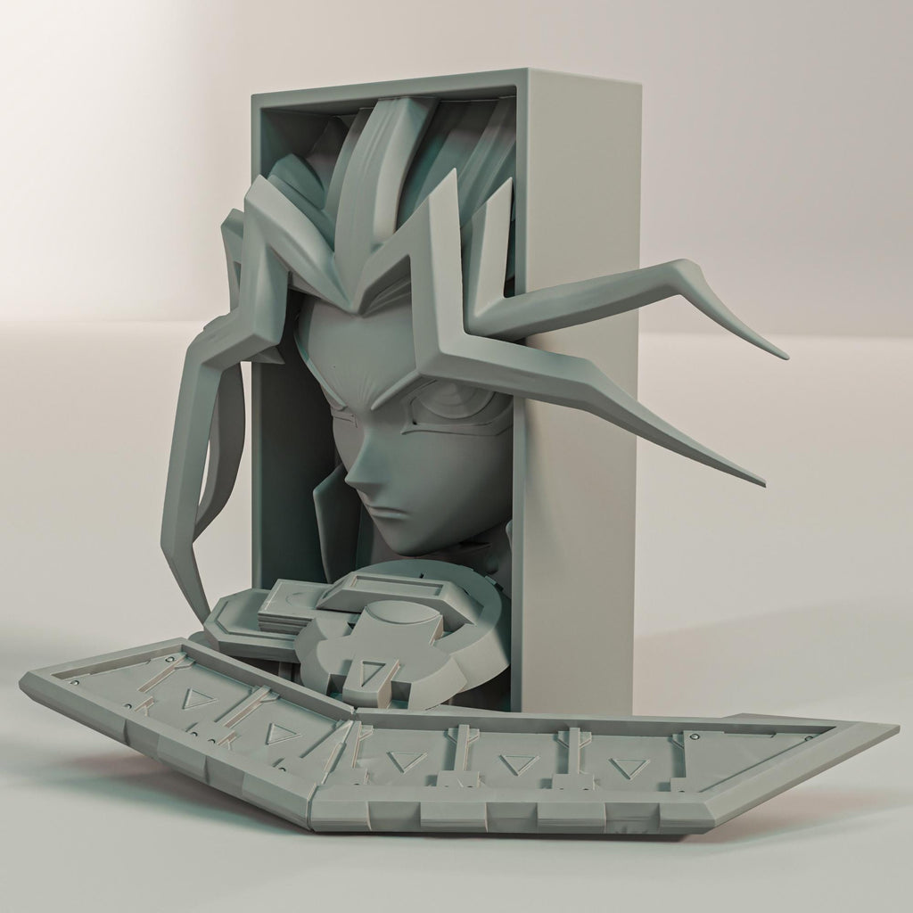 Card Battle King Book Nook | TCG Anime 3D Shadow Box | Gamer Room 3D Wall Art