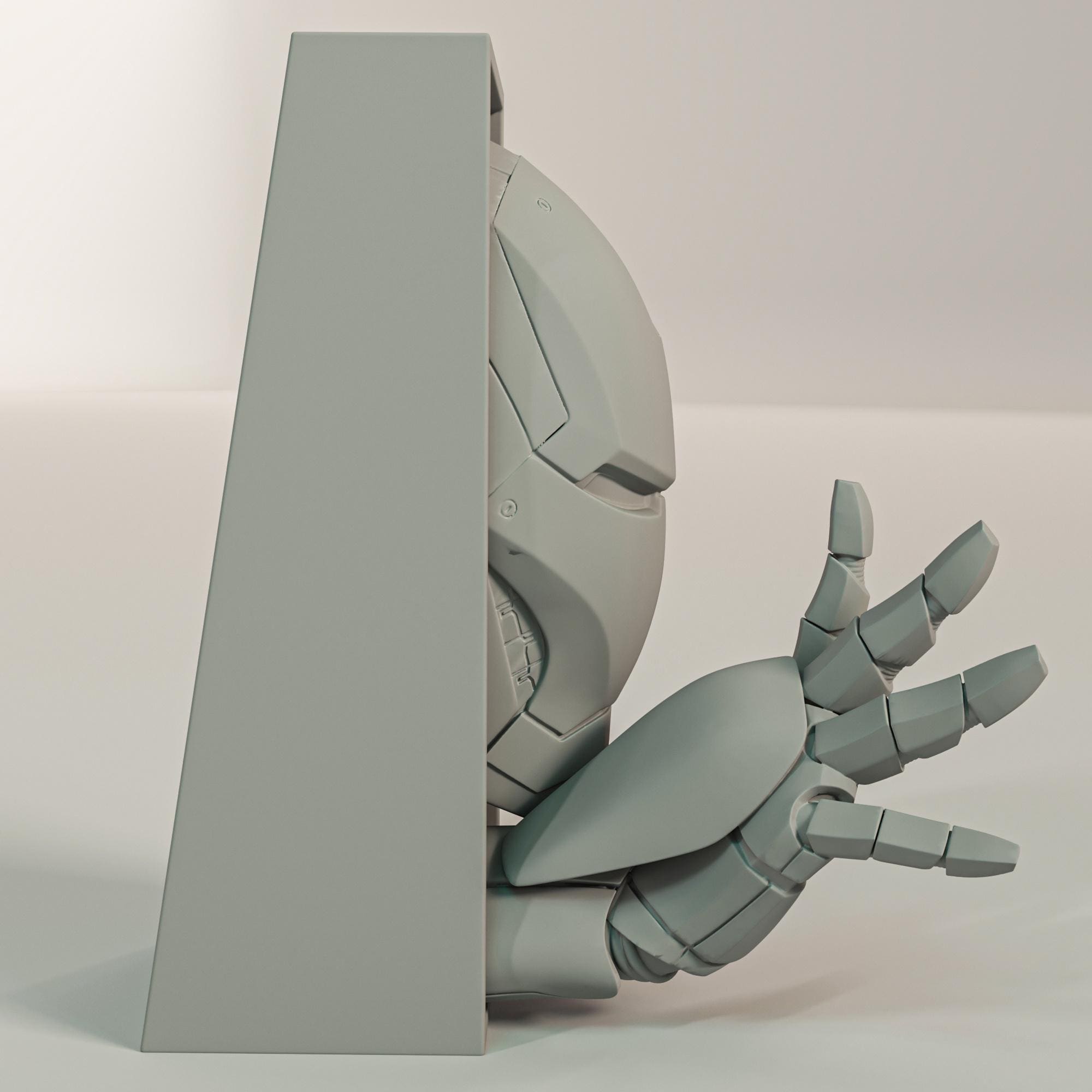 Armored Genius Book Nook | Sci-Fi Hero 3D Shadow Box | Man Cave 3D Wall Art