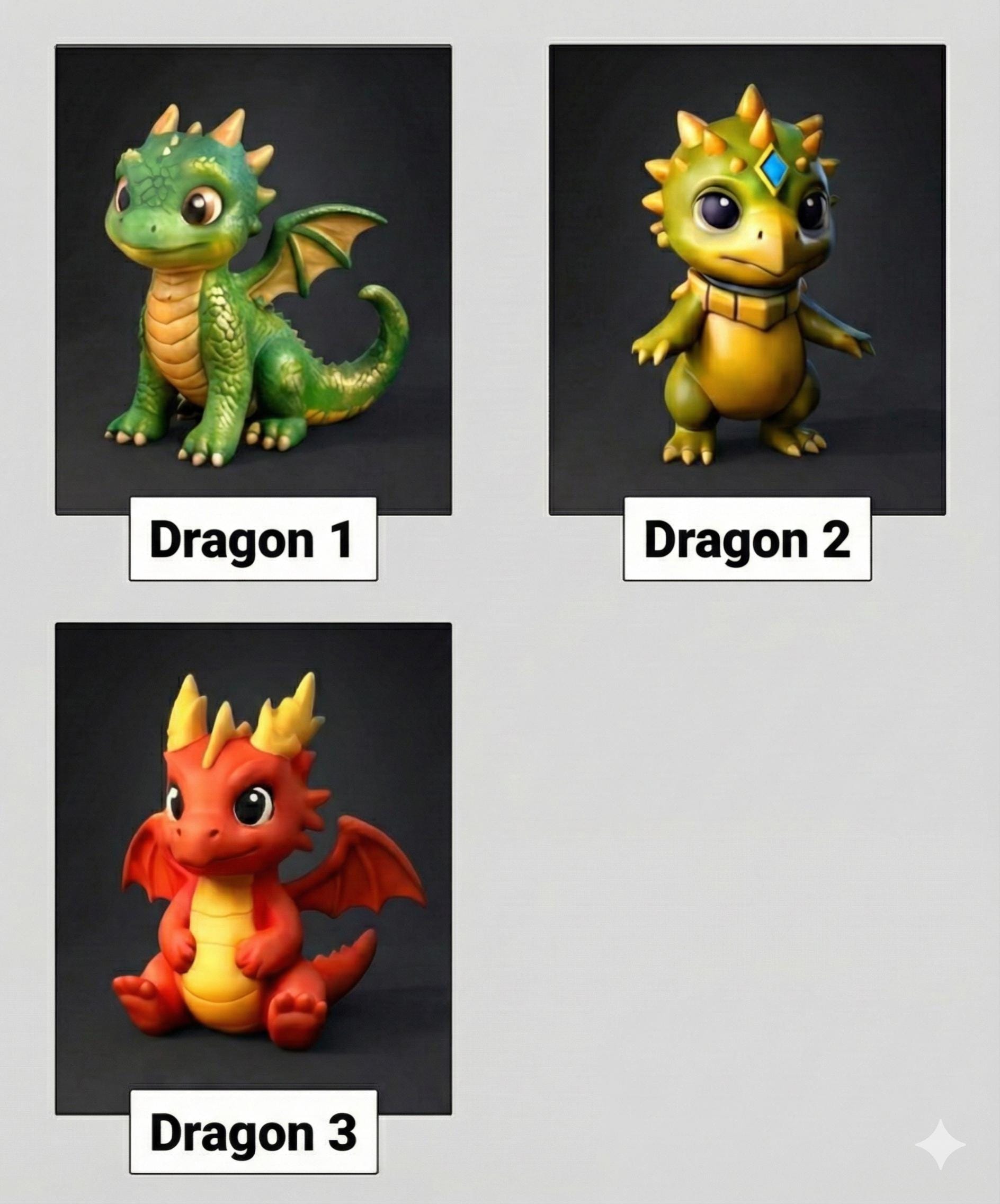 DIY Paint Your Own Dragon Figurine Kit | 3D Printed Kids Craft