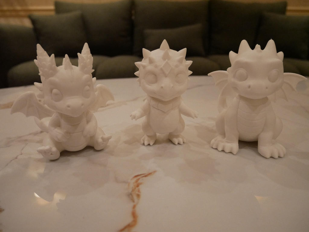 DIY Paint Your Own Dragon Figurine Kit | 3D Printed Kids Craft