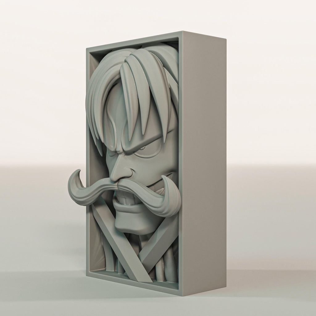 Legendary Pirate King Book Nook | Anime Adventure 3D Shadow Box | Manga Lover 3D Wall Art