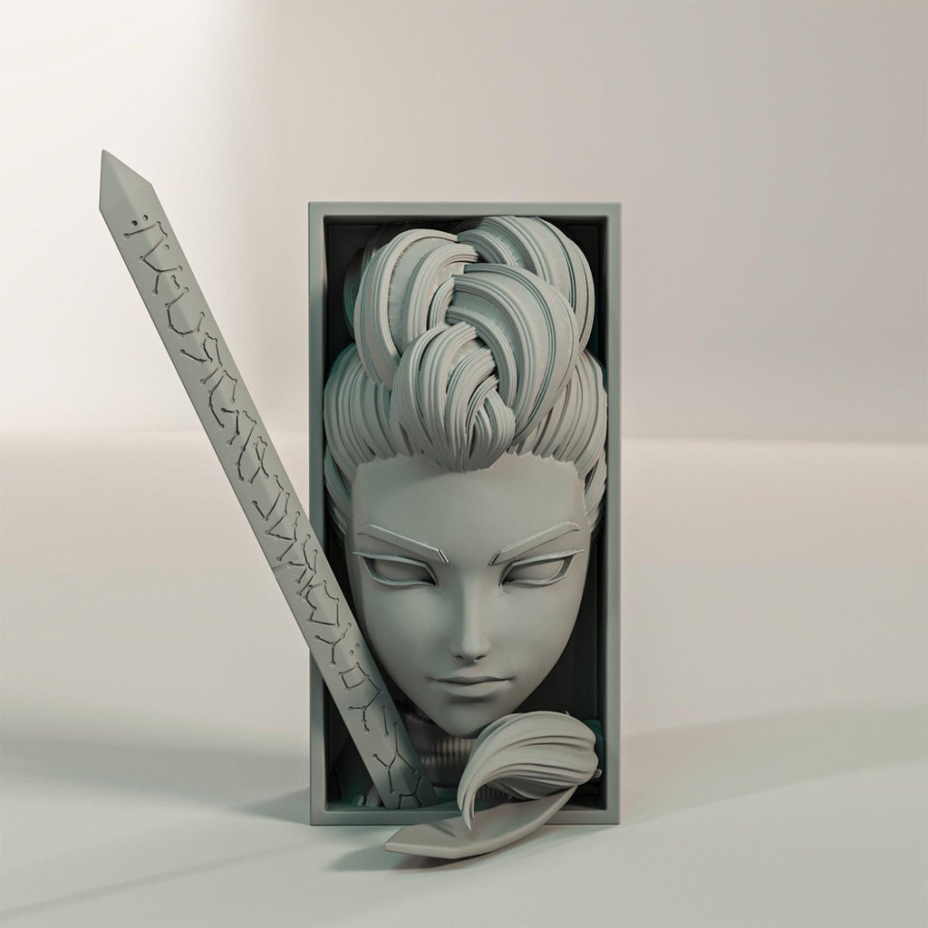 Pop Star Hunter Book Nook | Neon Action 3D Shadow Box | K-Pop Decor 3D Wall Art