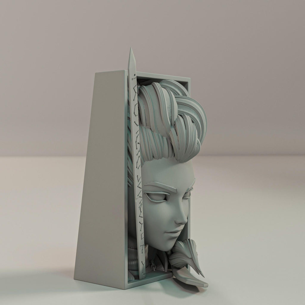 Pop Star Hunter Book Nook | Neon Action 3D Shadow Box | K-Pop Decor 3D Wall Art