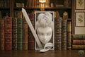 Pop Star Hunter Book Nook | Neon Action 3D Shadow Box | K-Pop Decor 3D Wall Art