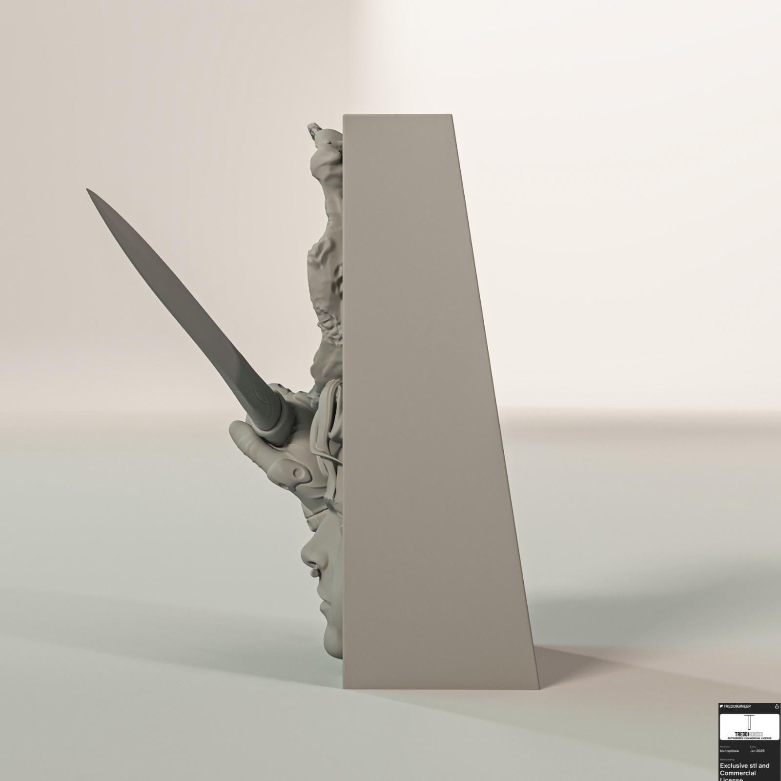 Desert Warrior Book Nook | Sci-Fi Planet 3D Shadow Box | Sandworm Decor 3D Wall Art