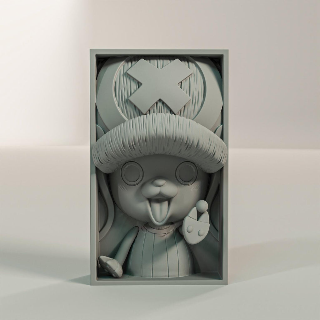 Cute Reindeer Doctor Book Nook | Anime Pirate 3D Shadow Box | Kawaii Decor 3D Wall Art