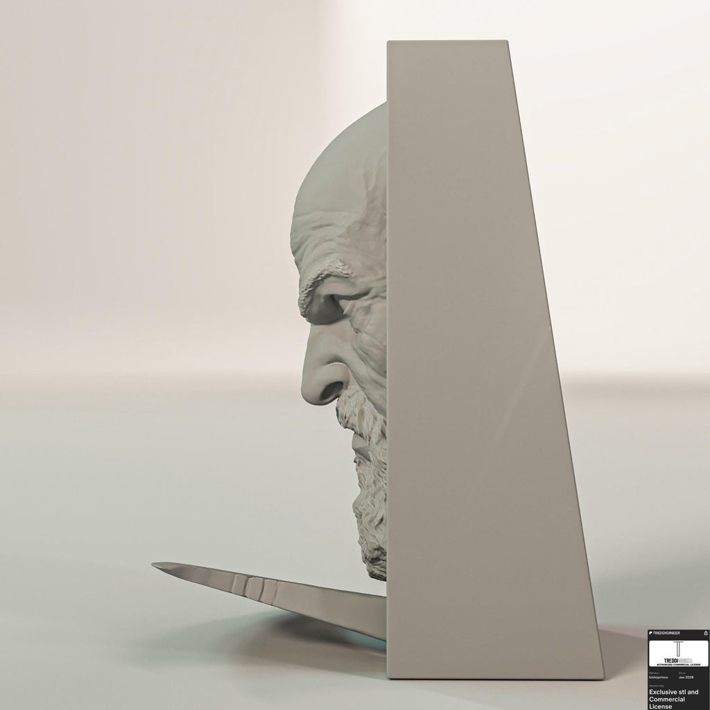 Spartan God Slayer Book Nook | Norse Mythology 3D Shadow Box | Gamer Room Decor 3D Wall Art