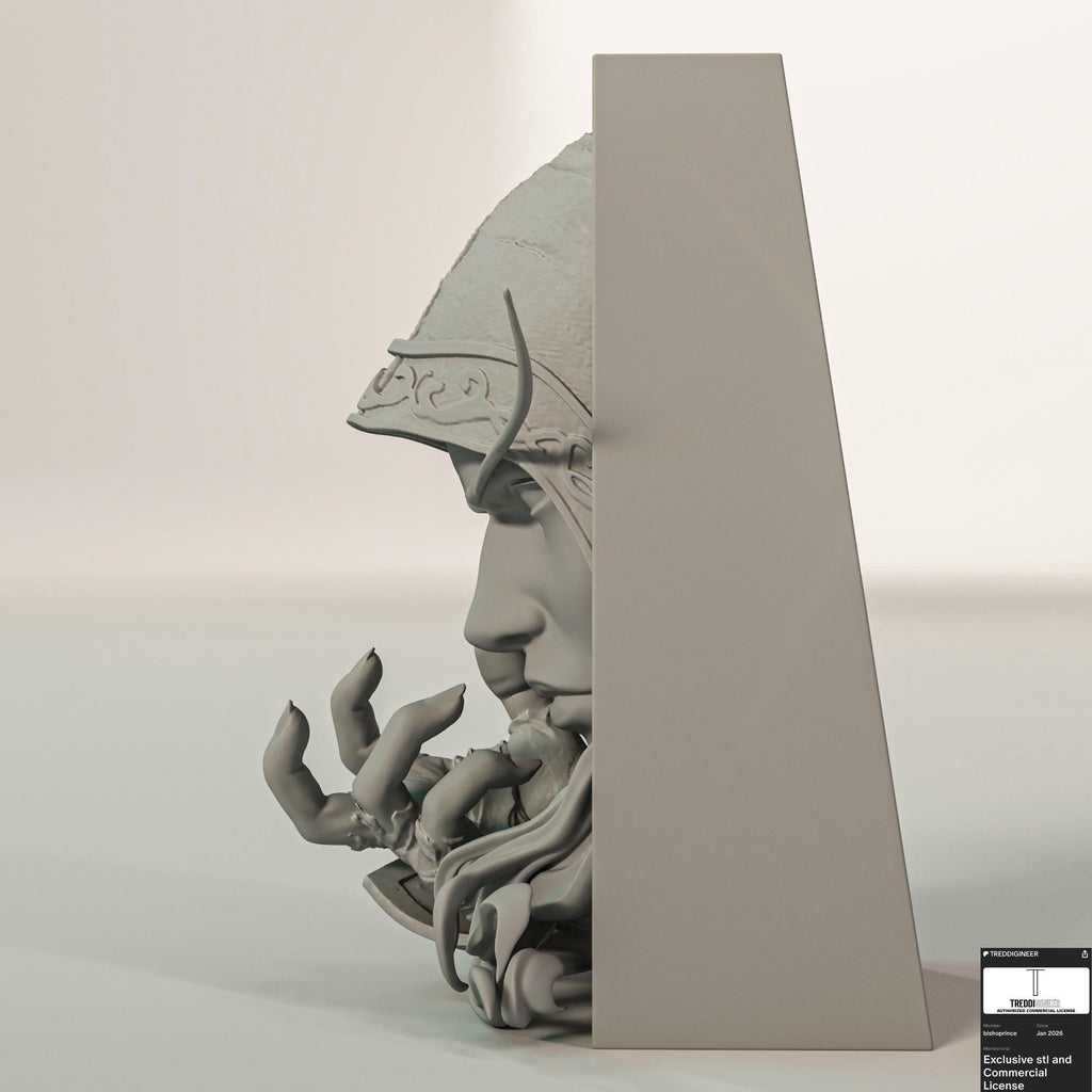 Dark Ranger General Book Nook | Fantasy MMORPG 3D Shadow Box | Undead Elf 3D Wall Art