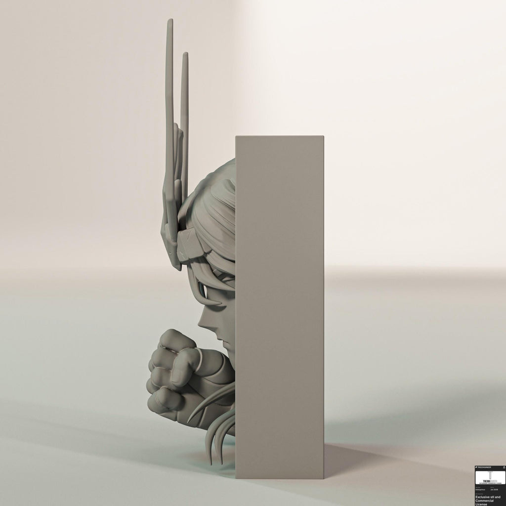 Emerald Dragon Knight Book Nook | Classic 80s Anime 3D Shadow Box | Zodiac Warrior 3D Wall Art