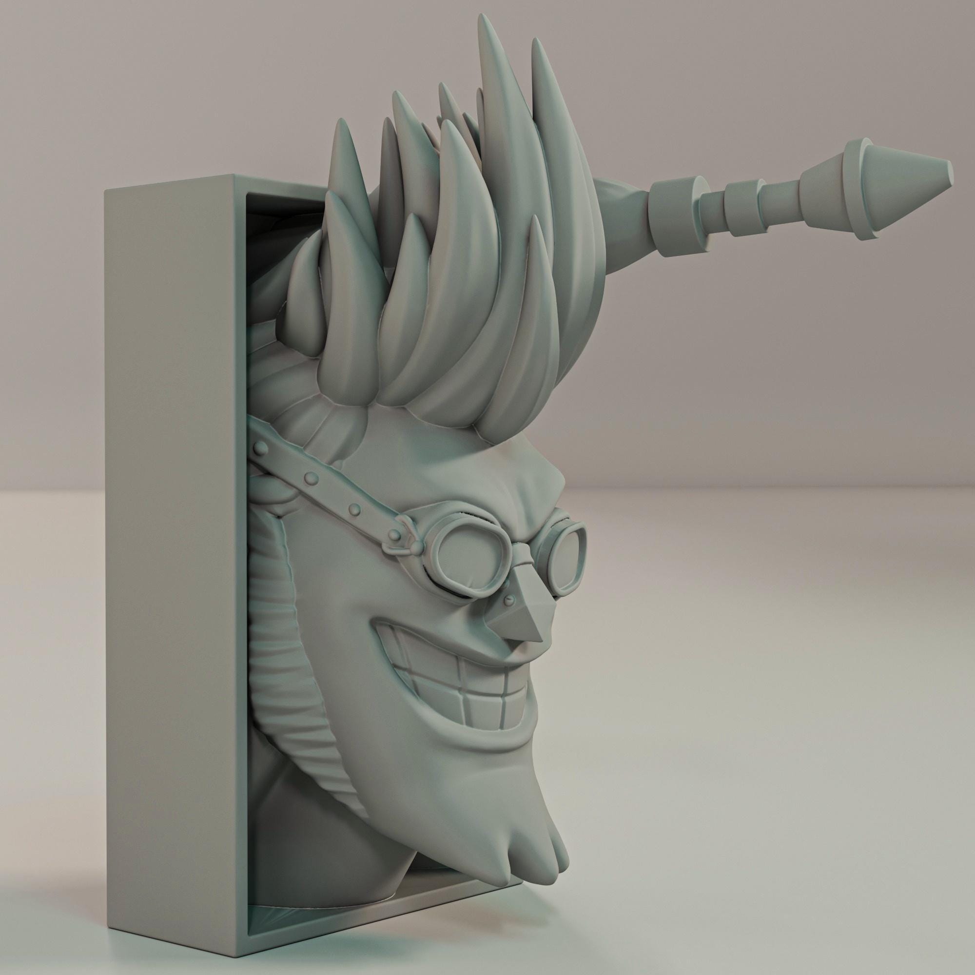 Super Cyborg Mechanic Book Nook | Pirate Adventure 3D Shadow Box | Robot Anime 3D Wall Art