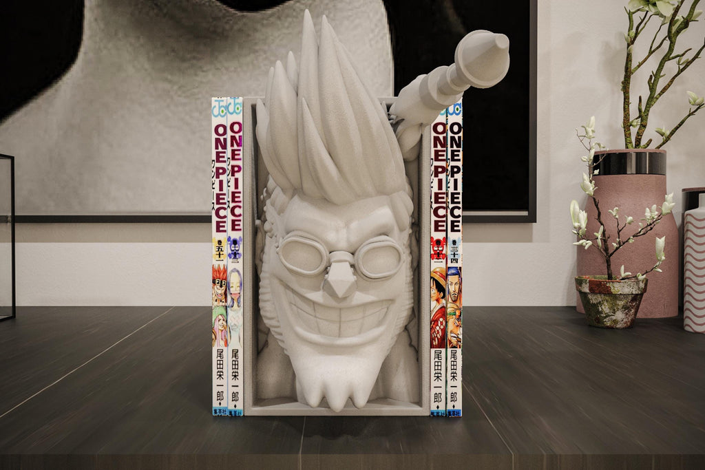 Super Cyborg Mechanic Book Nook | Pirate Adventure 3D Shadow Box | Robot Anime 3D Wall Art