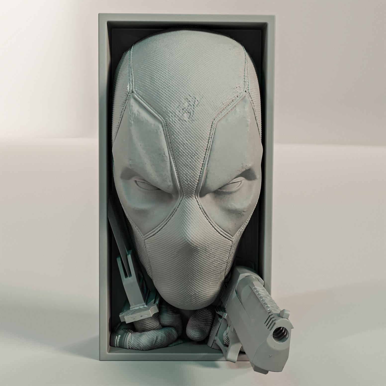 Sarcastic Anti Hero Book Nook | Comic Book 3D Shadow Box | Man Cave 3D Wall Art