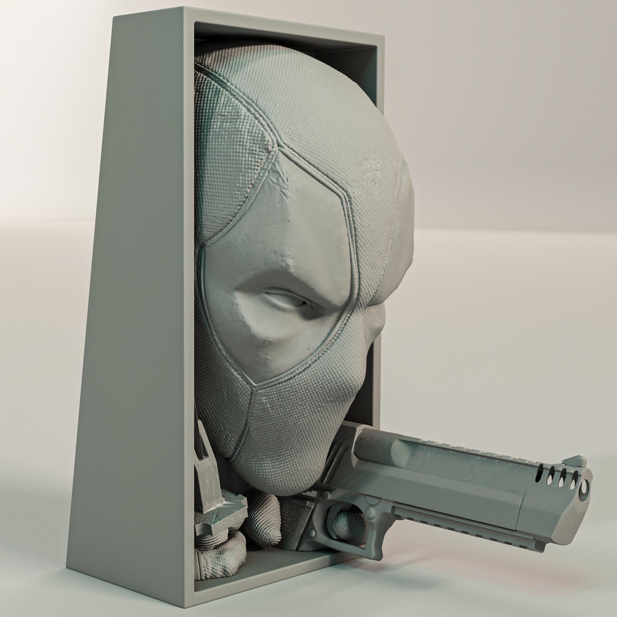 Sarcastic Anti Hero Book Nook | Comic Book 3D Shadow Box | Man Cave 3D Wall Art