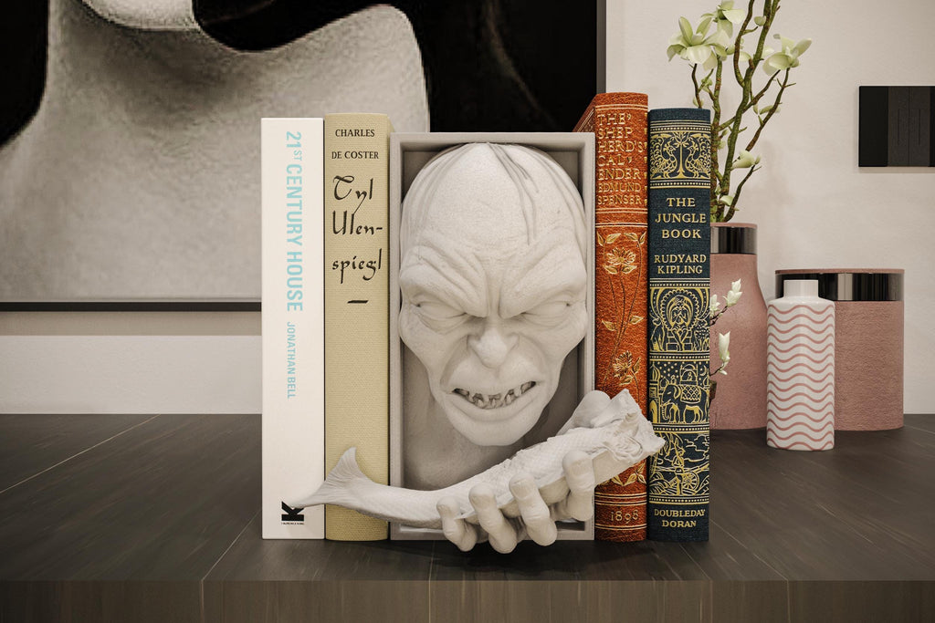 Wretched Cave Creature Book Nook | High Fantasy 3D Shadow Box | Monster 3D Wall Art