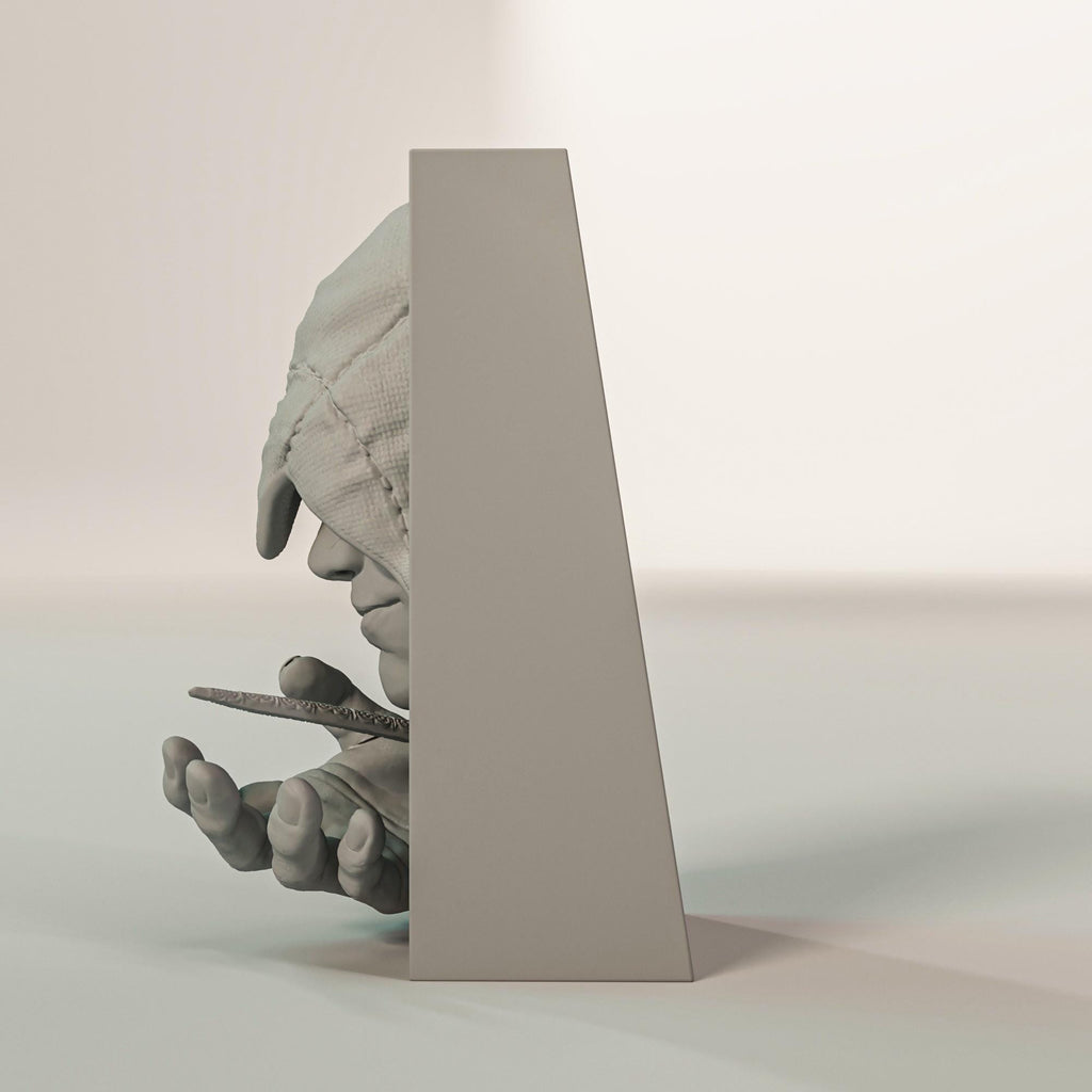 Renaissance Assassin Book Nook | Historical Gamer 3D Shadow Box | Hooded Rogue 3D Wall Art