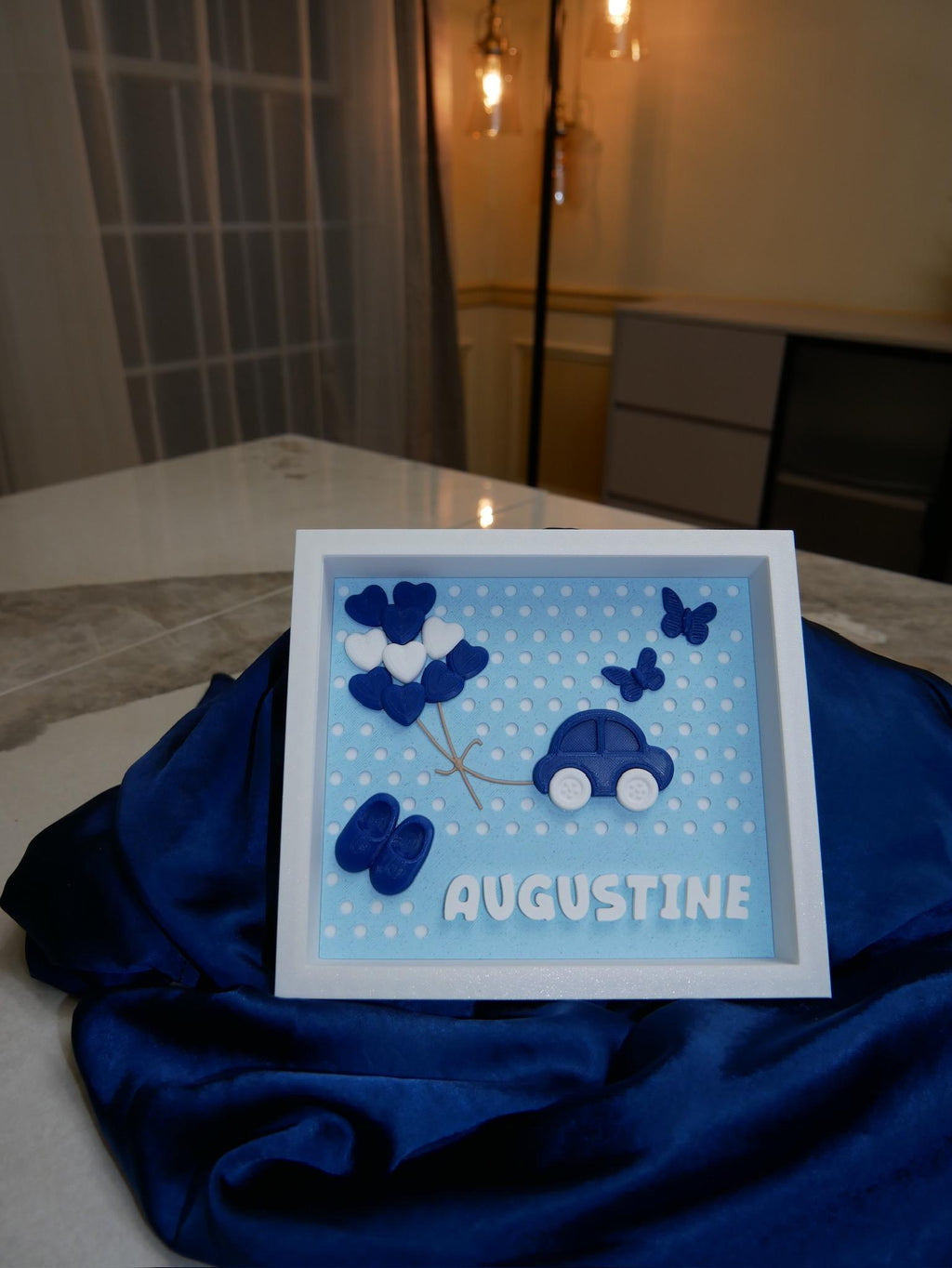 Sample baby boy frame.