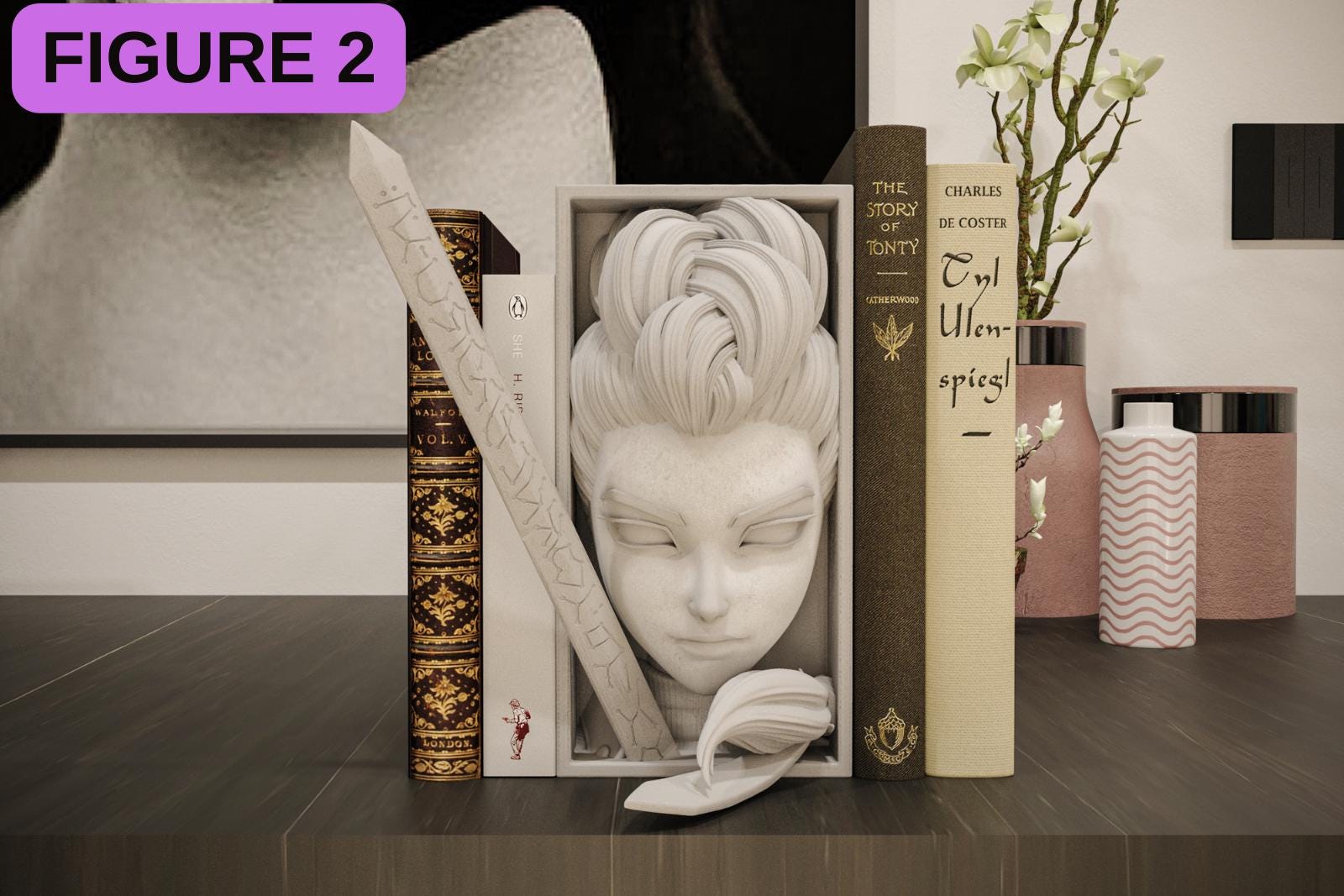 Japanese Anime Book Nook Shelf Insert | Manga Series Shadow Box | 3D Wall Art & Otaku Room Decor Gift