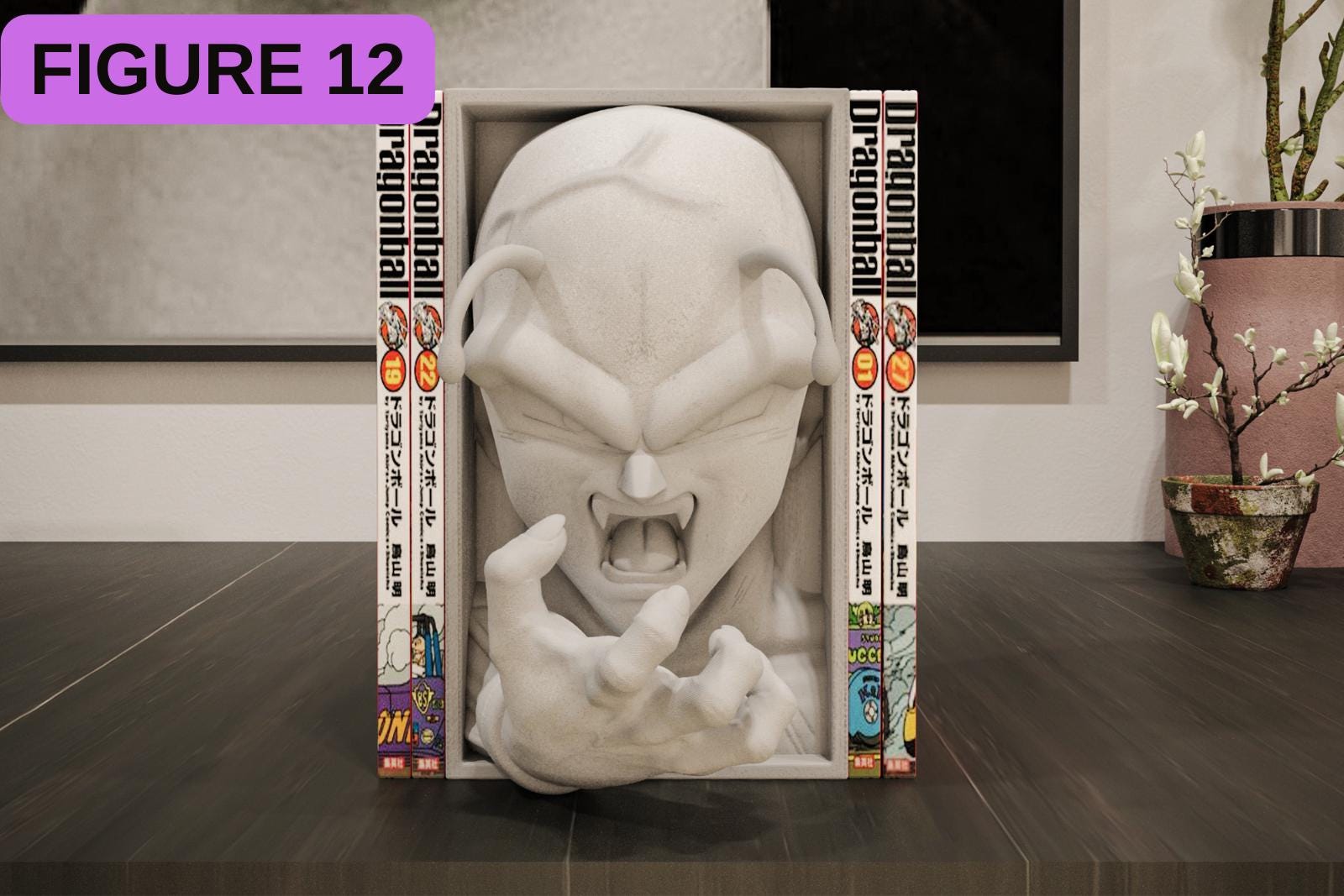 Japanese Anime Book Nook Shelf Insert | Manga Series Shadow Box | 3D Wall Art & Otaku Room Decor Gift