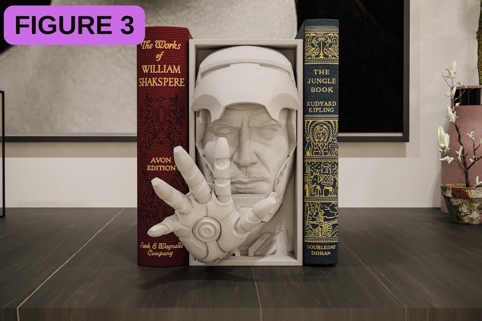 Superhero Book Nook Shadow Box | Comic Book Shelf Insert & 3D Wall Art | Action Hero Diorama Gift for Collectors