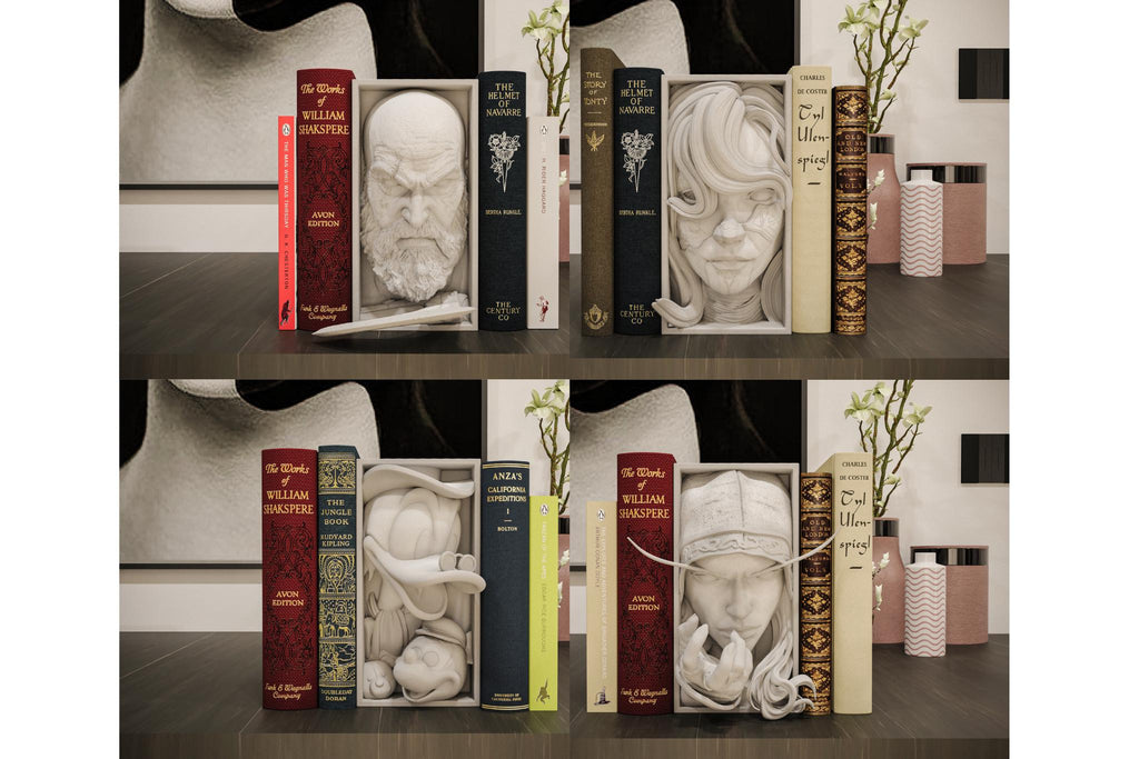 Gamer Room Decor Book Nook | Video Game Shadow Box & 3D Wall Art | Retro Gaming Shelf Insert Gift