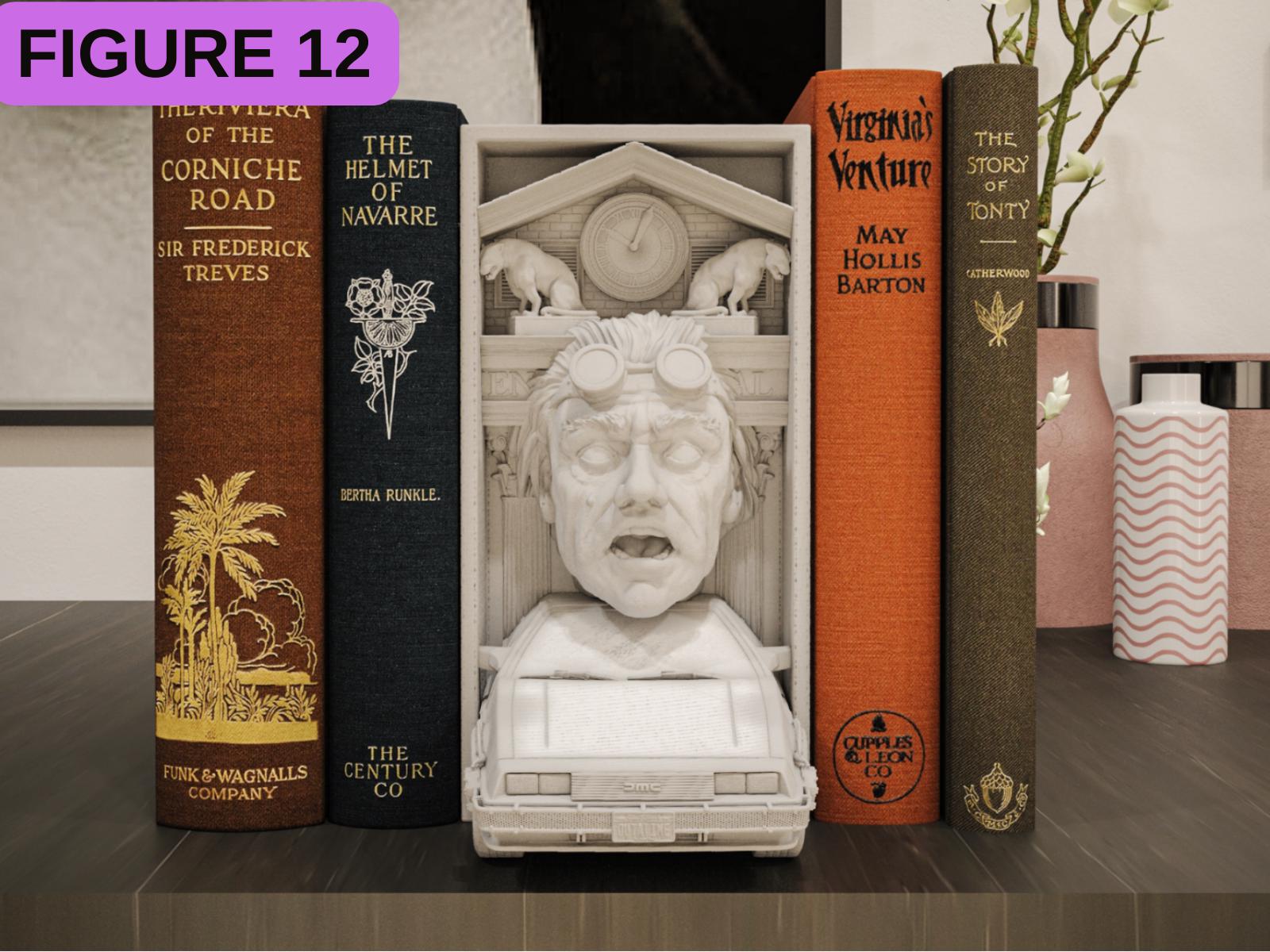 Fantasy / Sci-Fi Book Nook Shelf Insert | Magic Wizard & Space Wars Shadow Box | 3D Wall Art Diorama