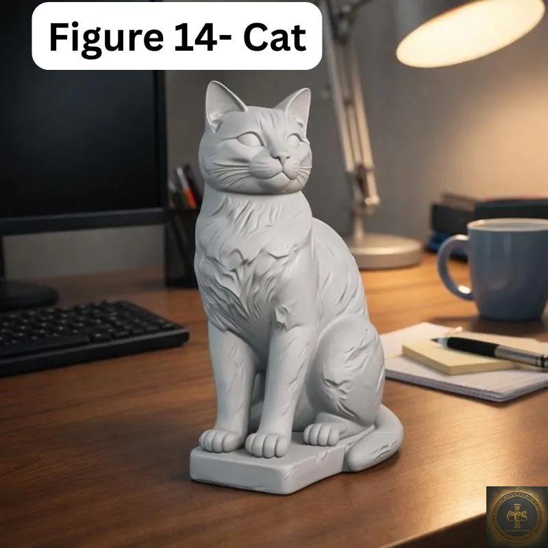 Pick Your Own Statue | Greek Mythology & Fantasy Figures | Zeus, Medusa, Dragon, Anubis | 3D Printed Decor | Paintable Art