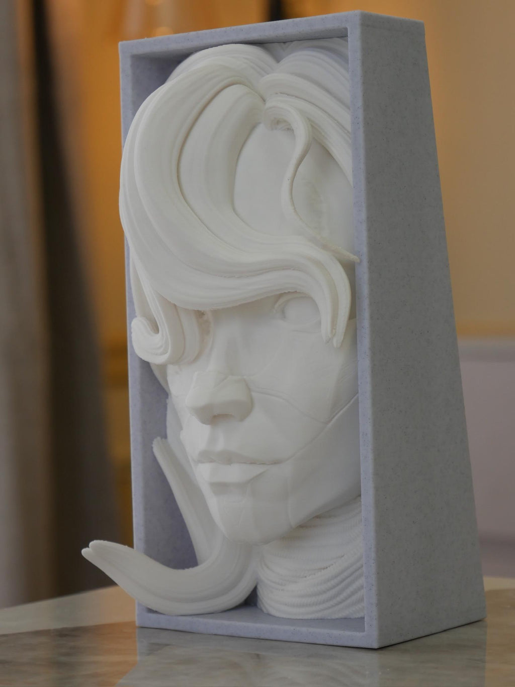 Painter Heroine Book Nook | Surreal RPG 3D Shadow Box | Fantasy Gamer 3D Wall Art