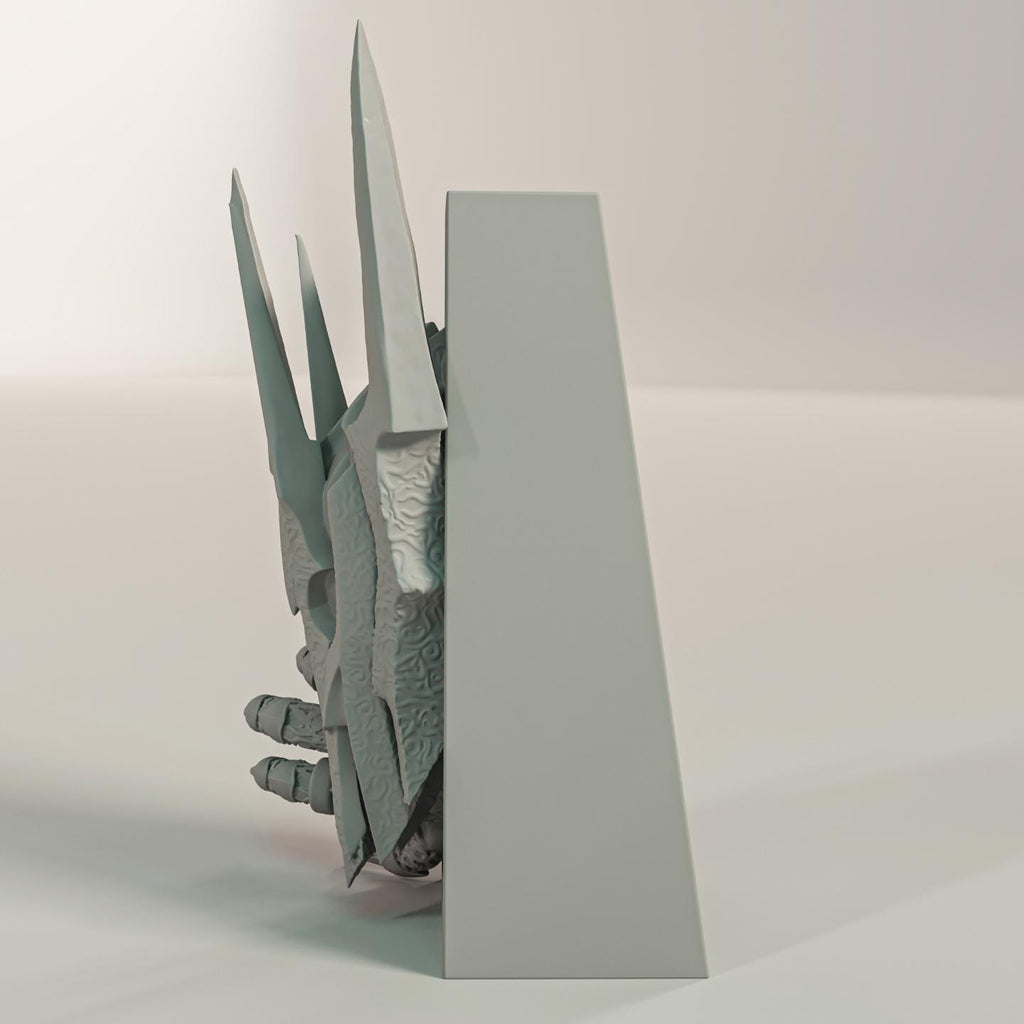 Dark Lord Book Nook | Epic Fantasy 3D Shadow Box | Medieval Villain 3D Wall Art