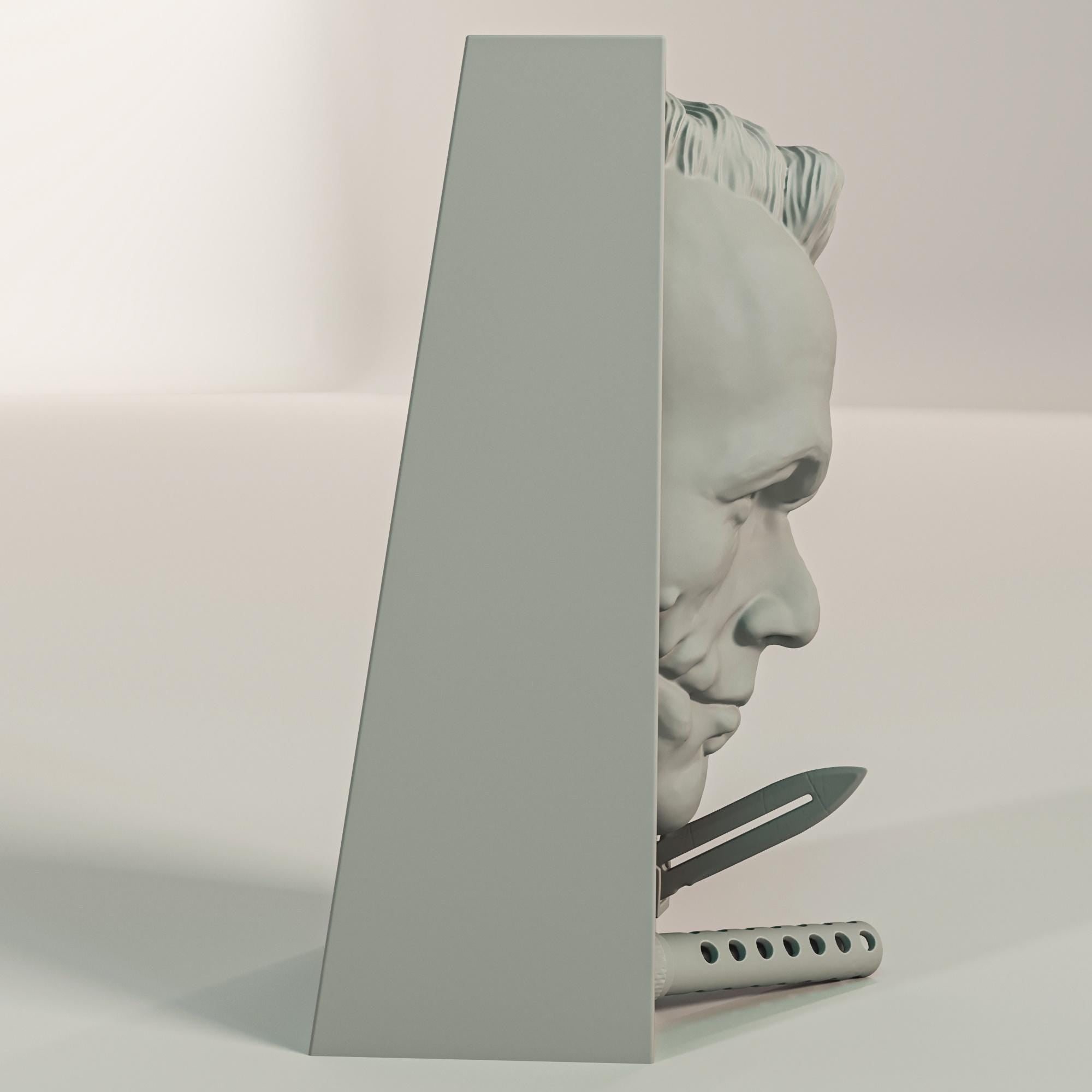 Evil Clown Book Nook | Crime City 3D Shadow Box | Comic Villain 3D Wall Art