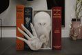 Pale Hand-Eye Monster Book Nook | Dark Fantasy Fairy Tale 3D Shadow Box | Creepy Gothic 3D Wall Art