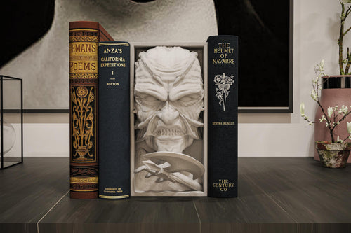 Ancient Scarecrow Monster Book Nook | Classic Horror 3D Shadow Box | Gothic 3D Wall Art