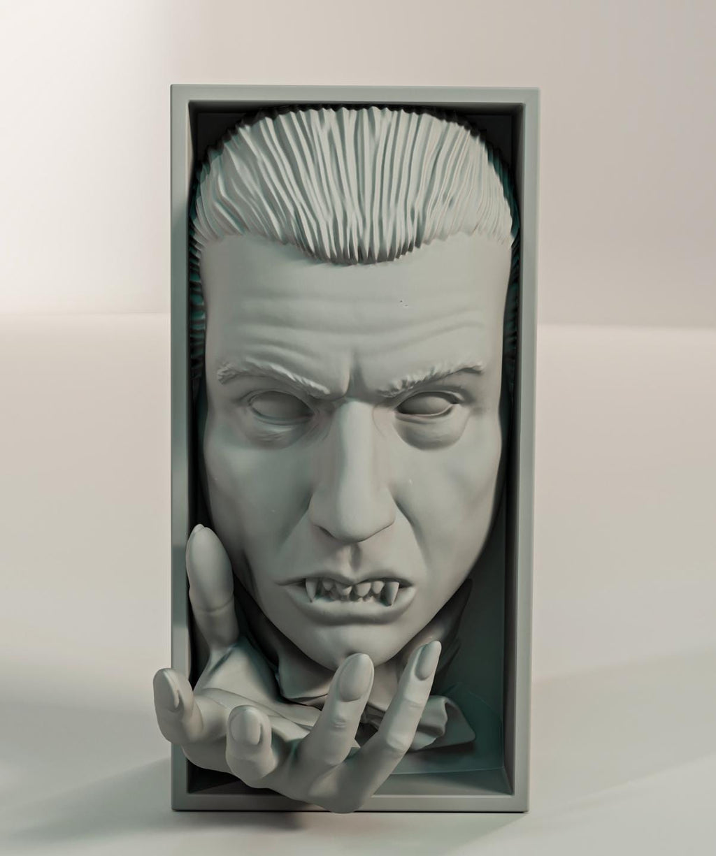 Vampire Lord Book Nook | Classic Horror 3D Shadow Box | Gothic Decor 3D Wall Art