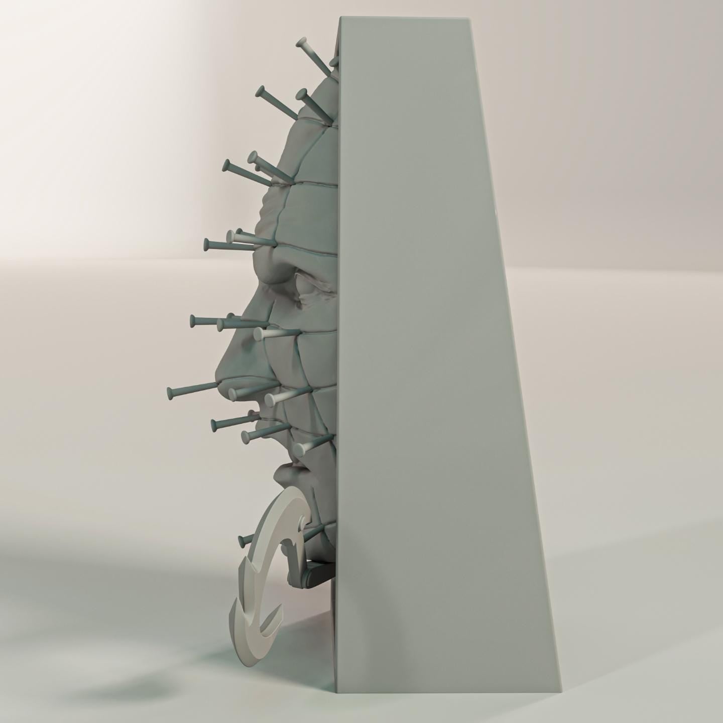 Hell Priest Book Nook | Gothic Horror 3D Shadow Box | Spooky Decor 3D Wall Art