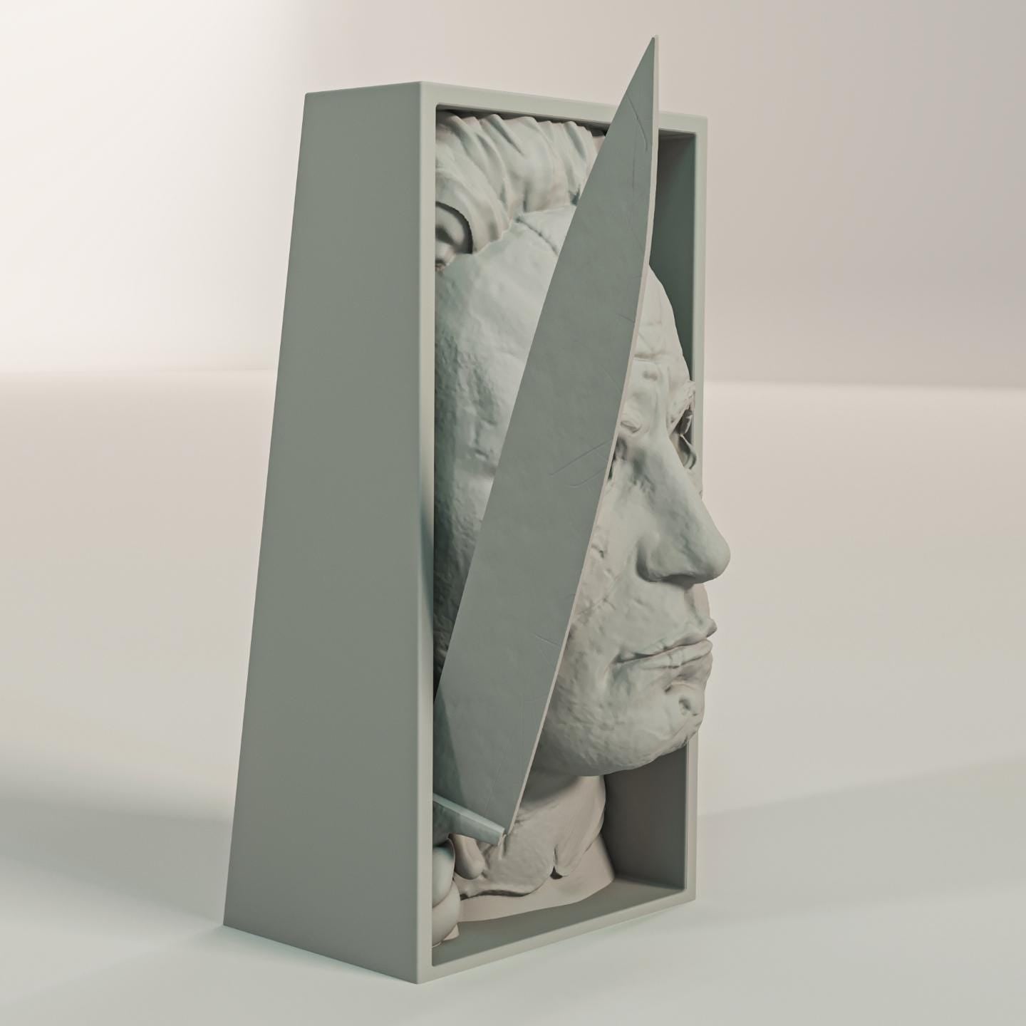 Michael Stalker Book Nook | Slasher Horror 3D Shadow Box | Halloween Decor 3D Wall Art