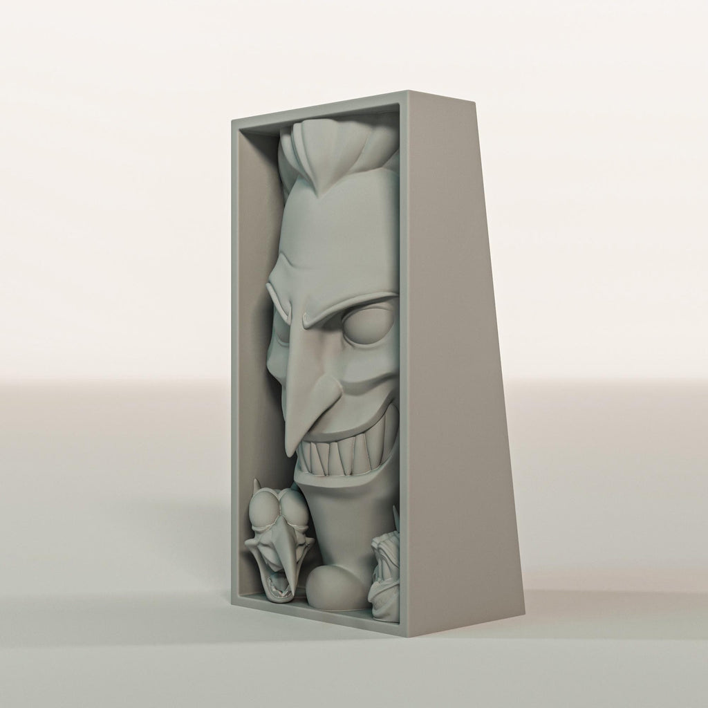 Lord of the Dead Book Nook | Greek Mythology 3D Shadow Box | Animated Villain 3D Wall Art