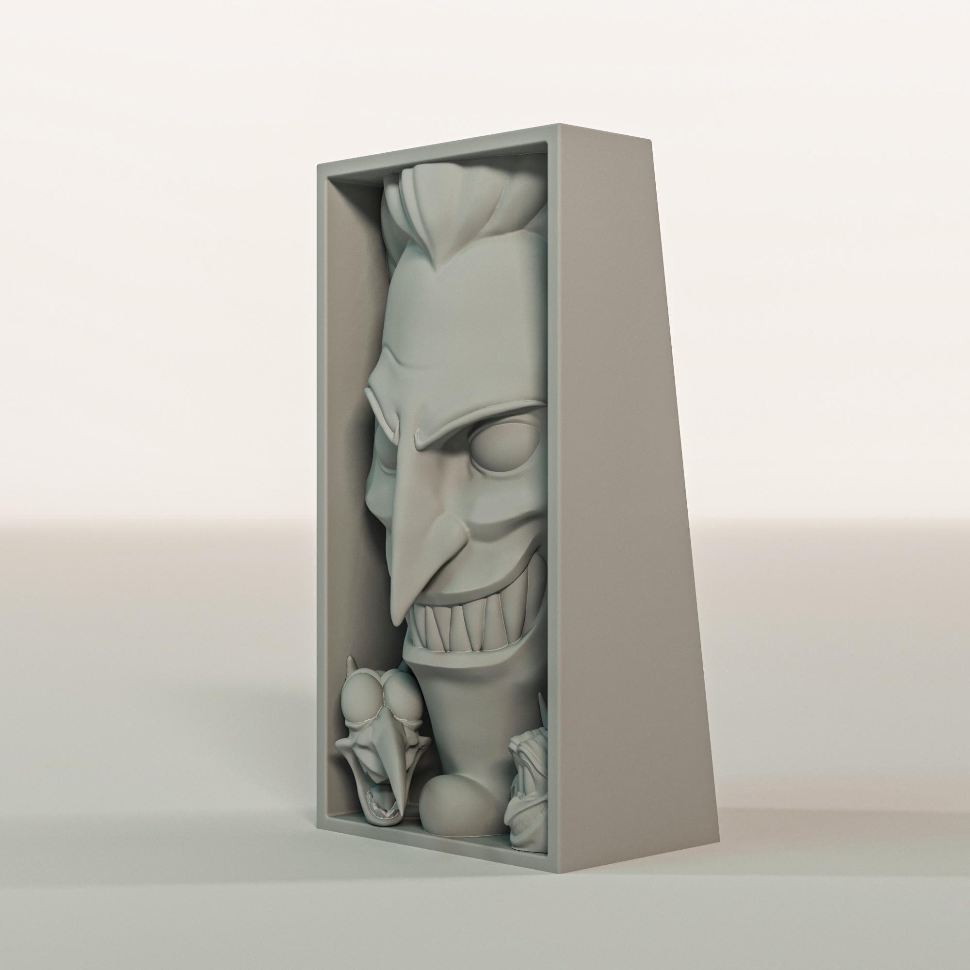 Lord of the Dead Book Nook | Greek Mythology 3D Shadow Box | Animated Villain 3D Wall Art