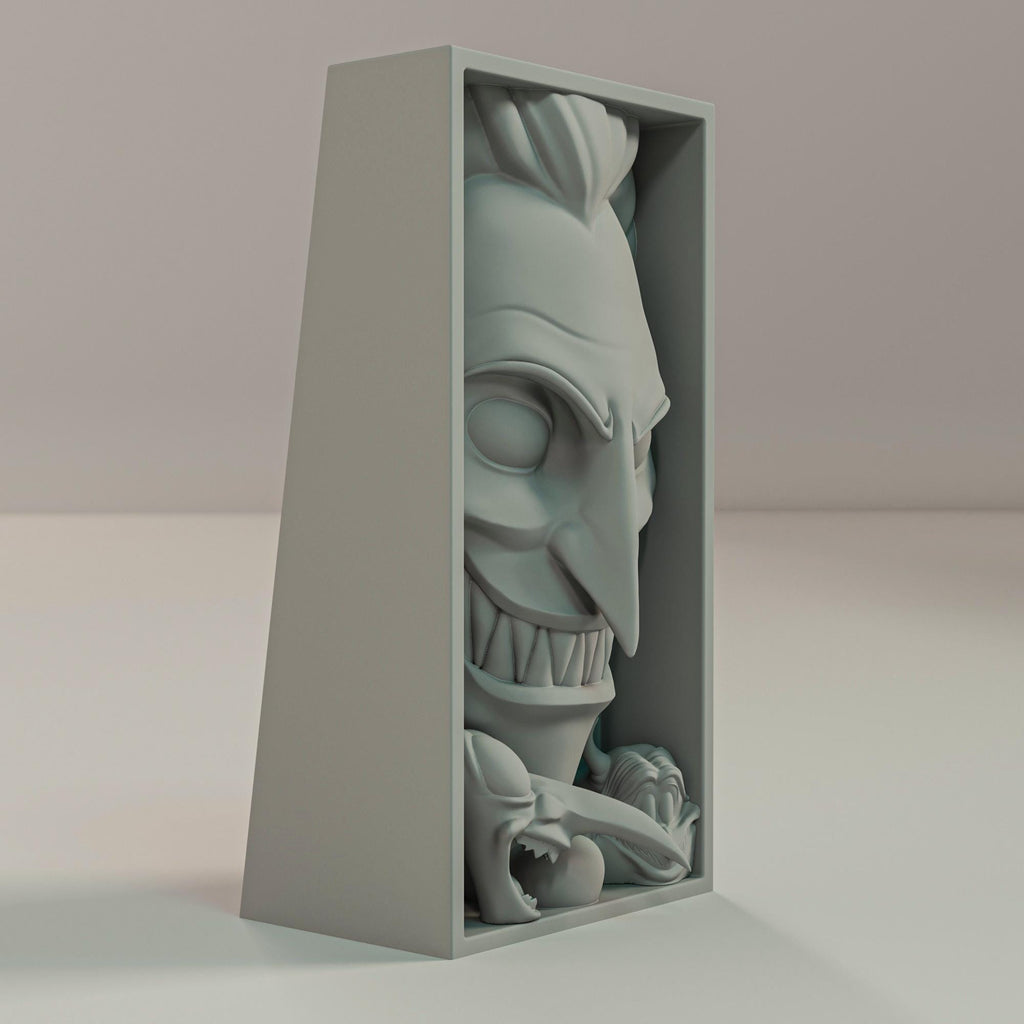 Lord of the Dead Book Nook | Greek Mythology 3D Shadow Box | Animated Villain 3D Wall Art